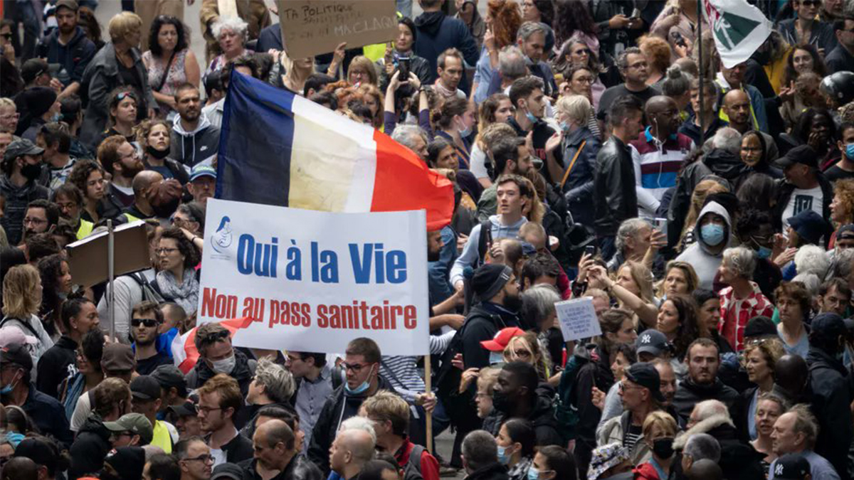 Les manifestations contre le pass sanitaire