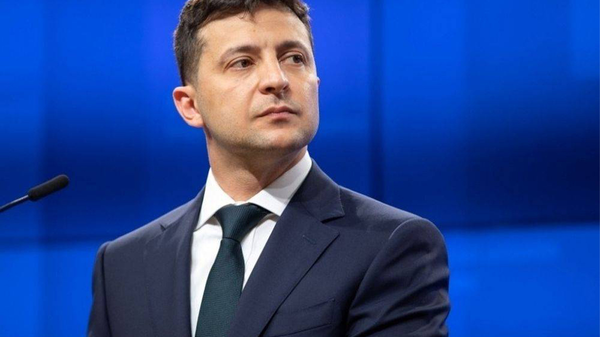 Le président Zelensky