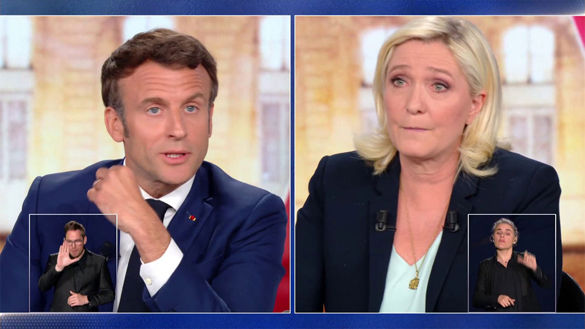 le débat Macron-Le Pen