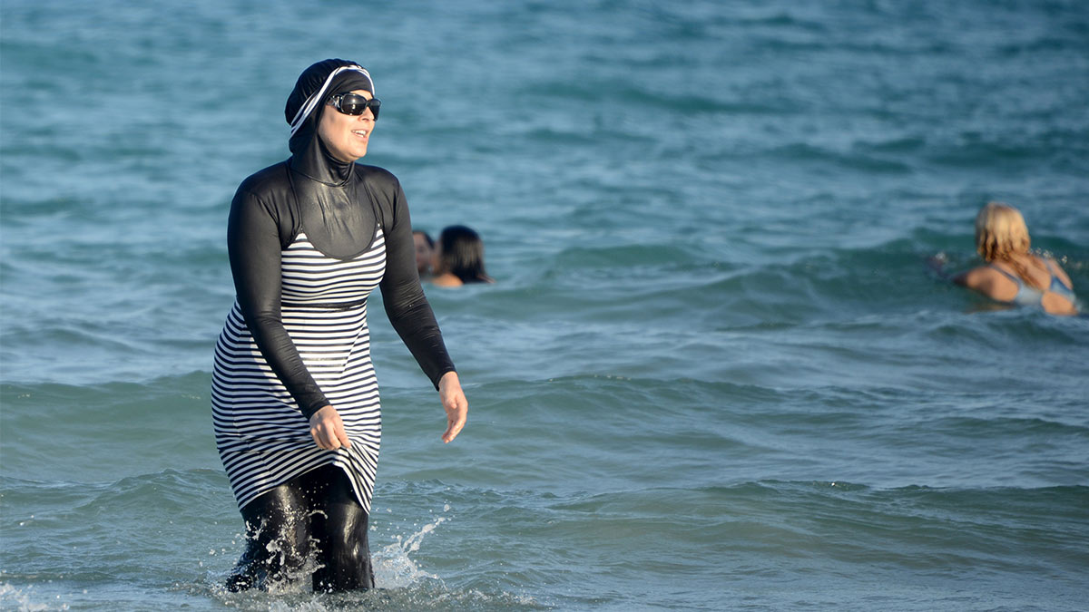 la porte de Burkini